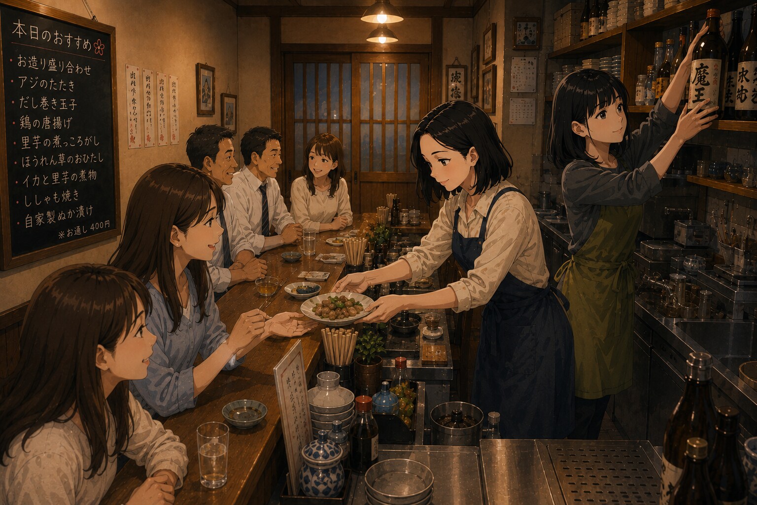 小料理店「まーる亭🍡」１６ | の人気AIイラスト・グラビア