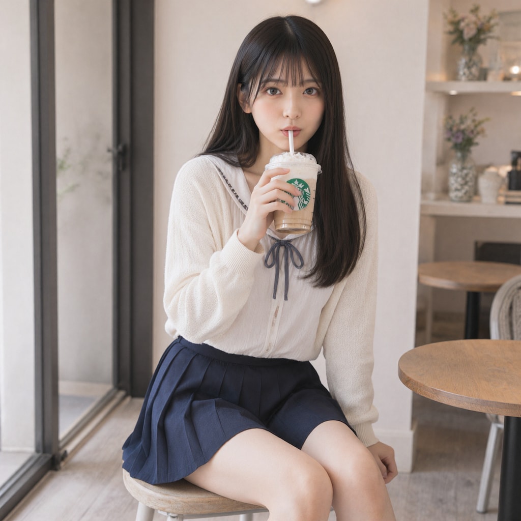 スタバで撮られた1枚