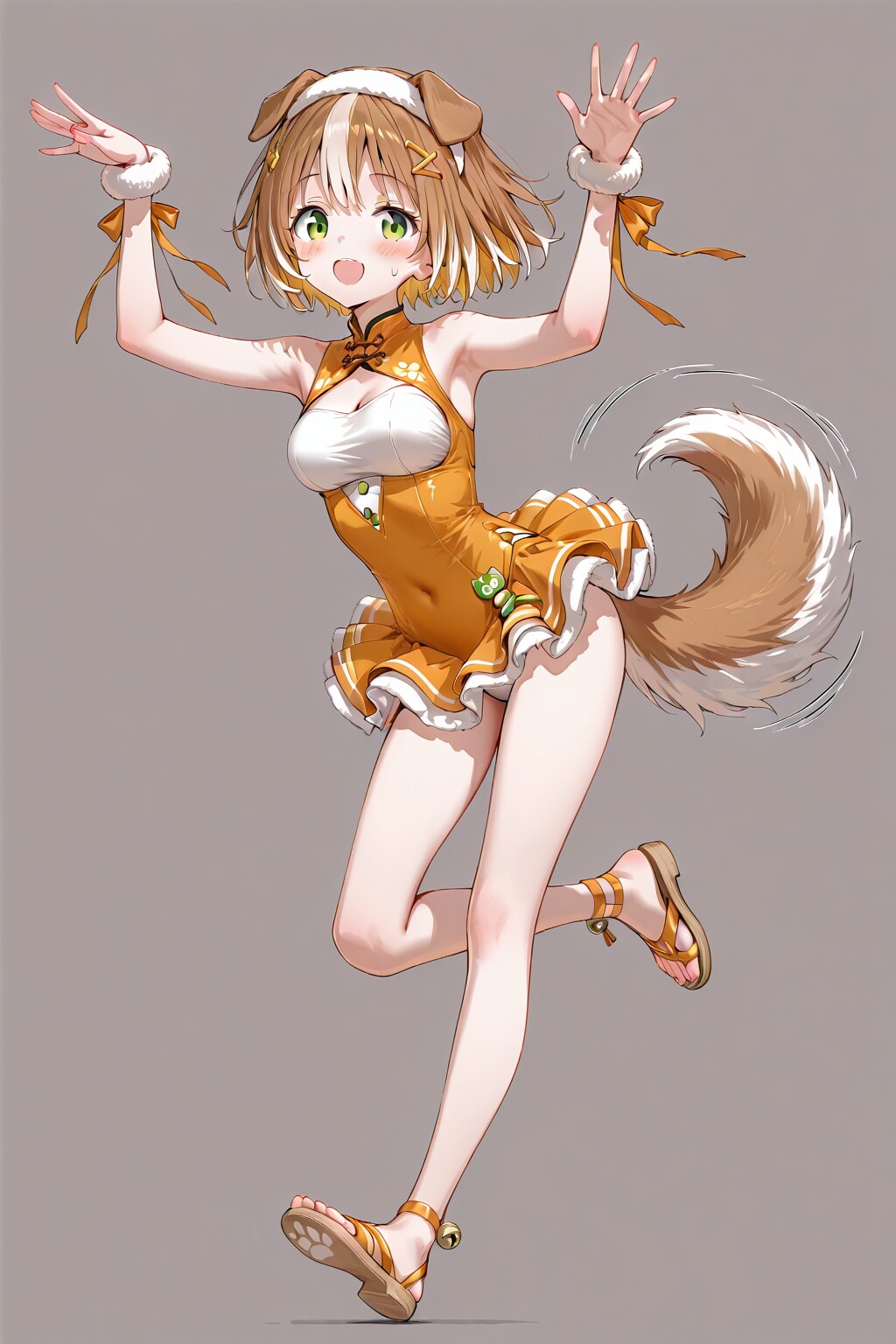 フラダンスの犬