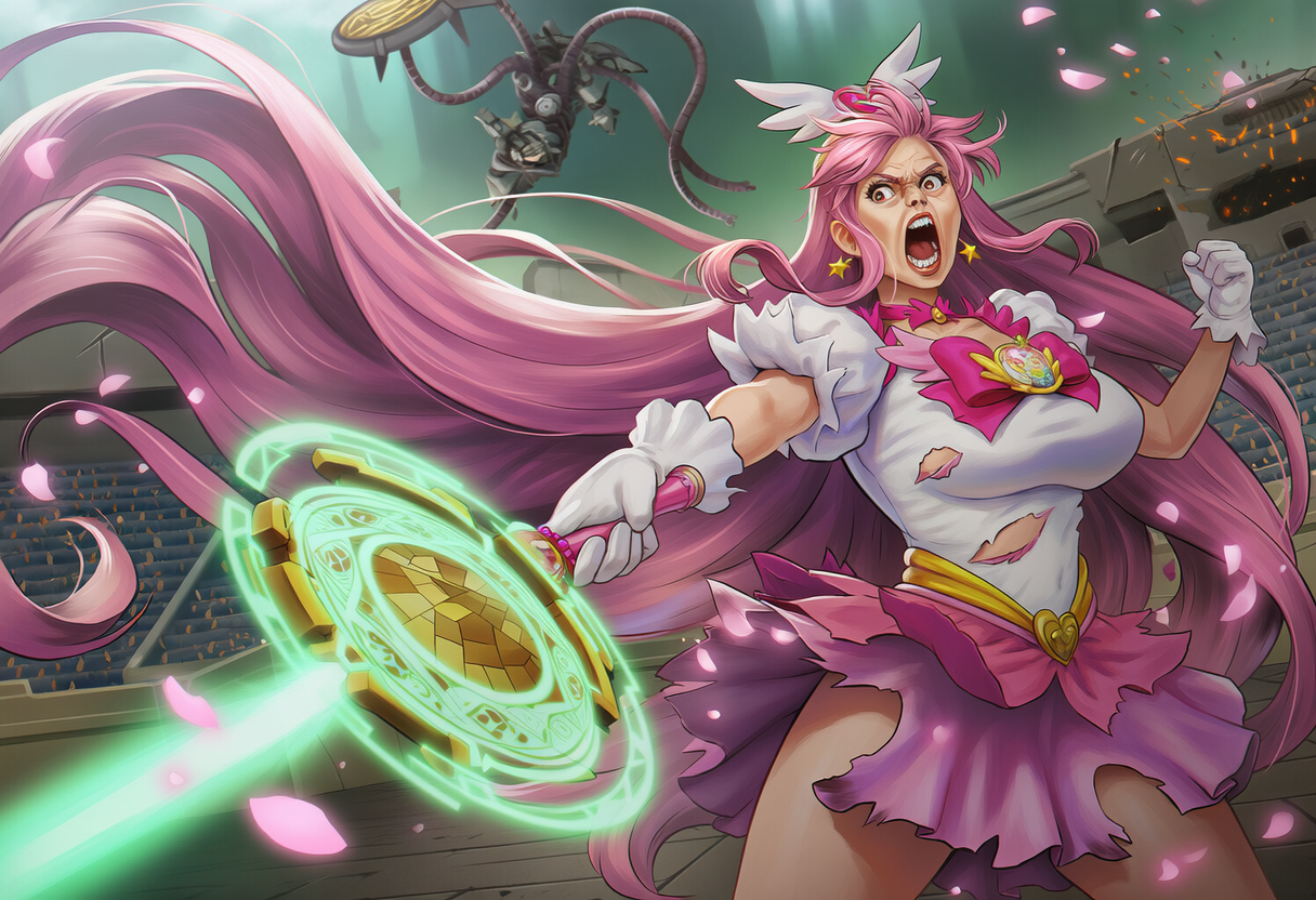 魔法少女ナデシコピンク VS 触手メカ