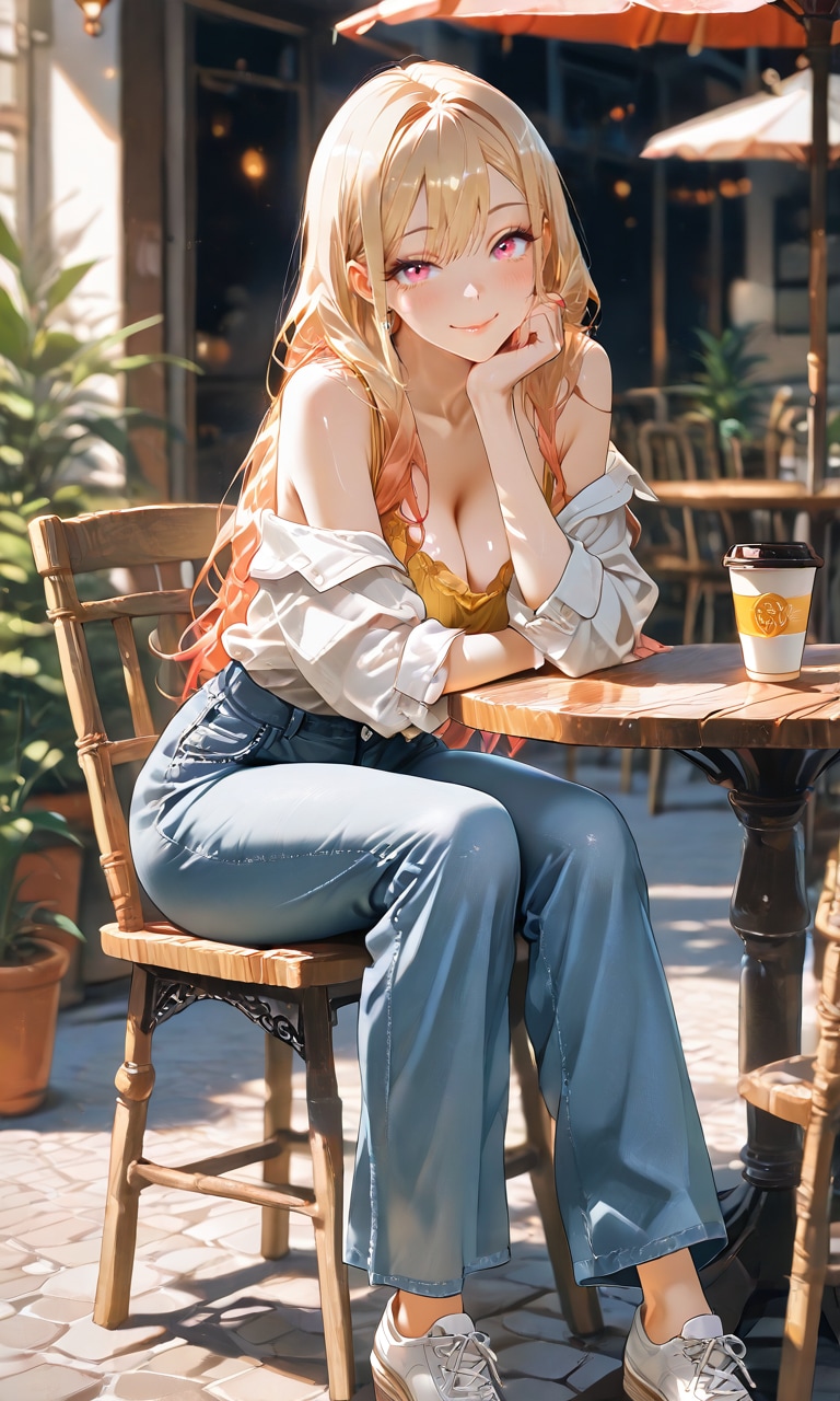 喜多川海夢とカフェデート
