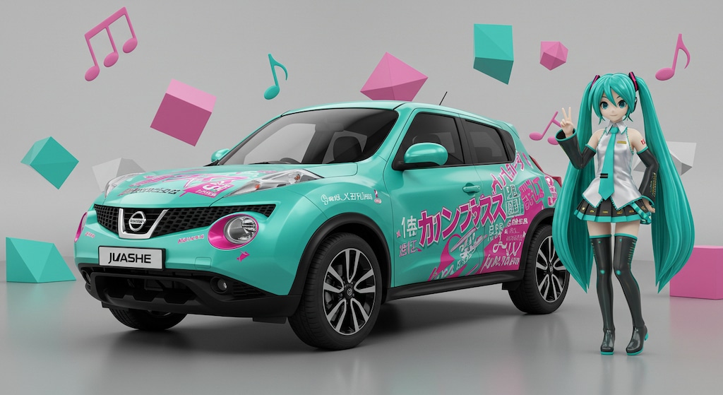 初音ミクとジューク