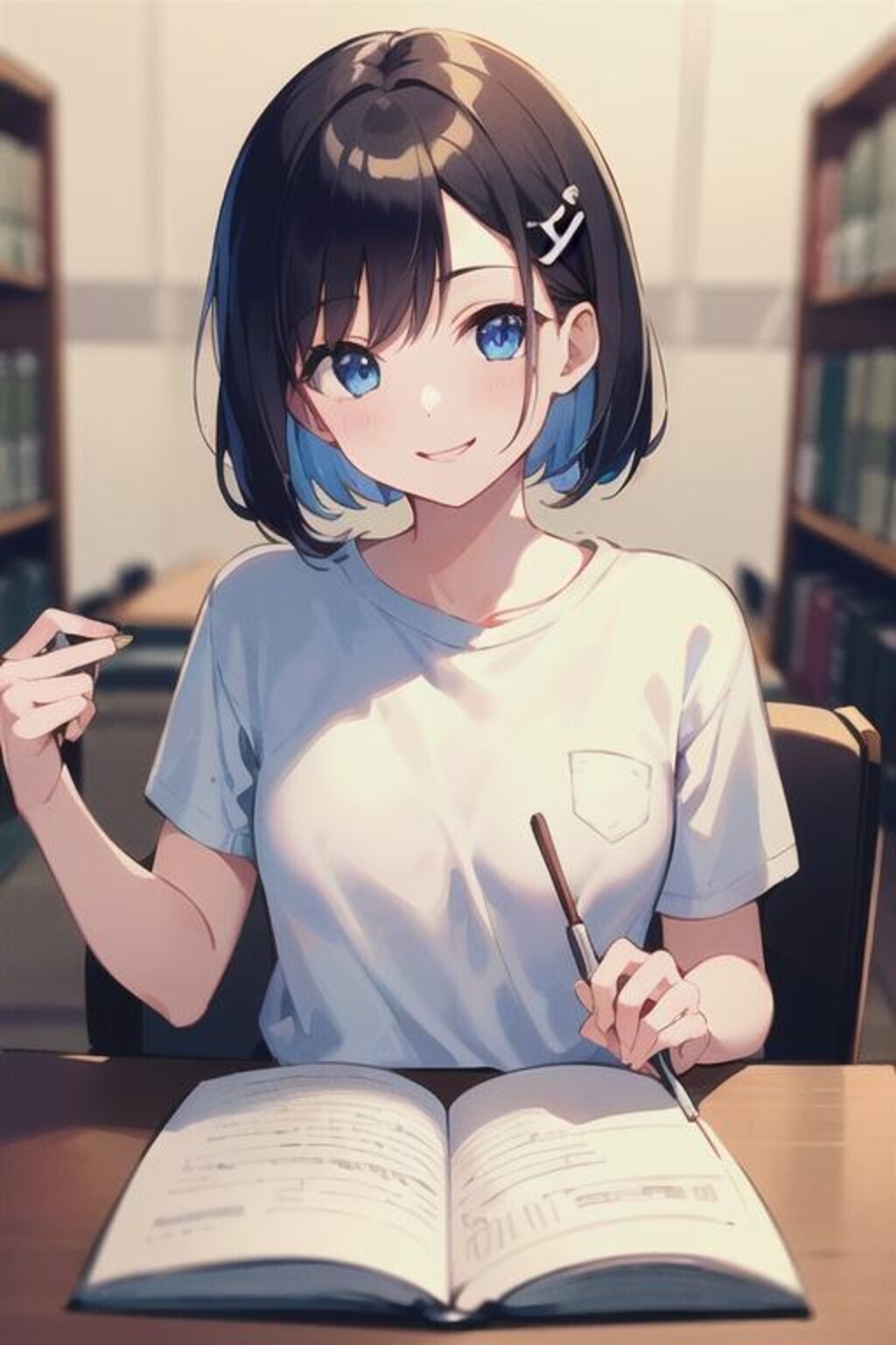青い目の幼馴染〜図書館編1〜