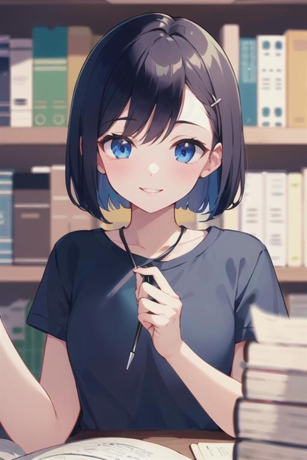 青い目の幼馴染〜図書館編1〜