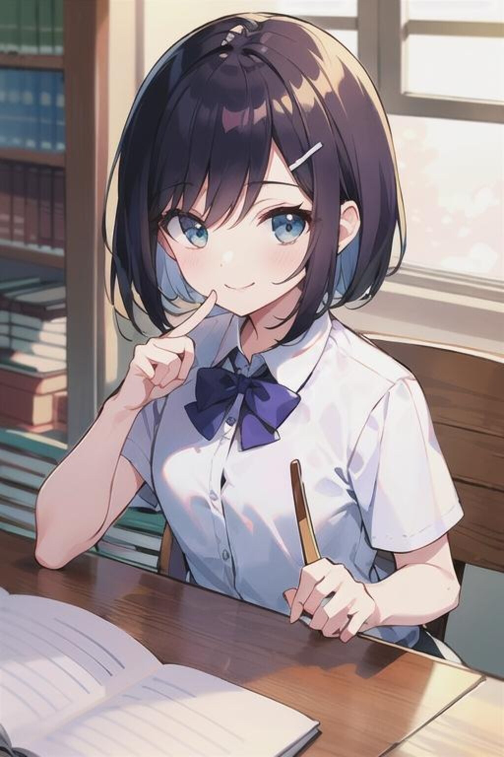 青い目の幼馴染〜図書館編1〜