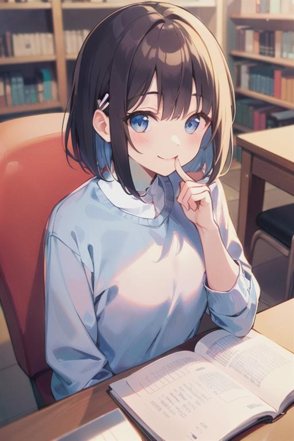 青い目の幼馴染〜図書館編1〜