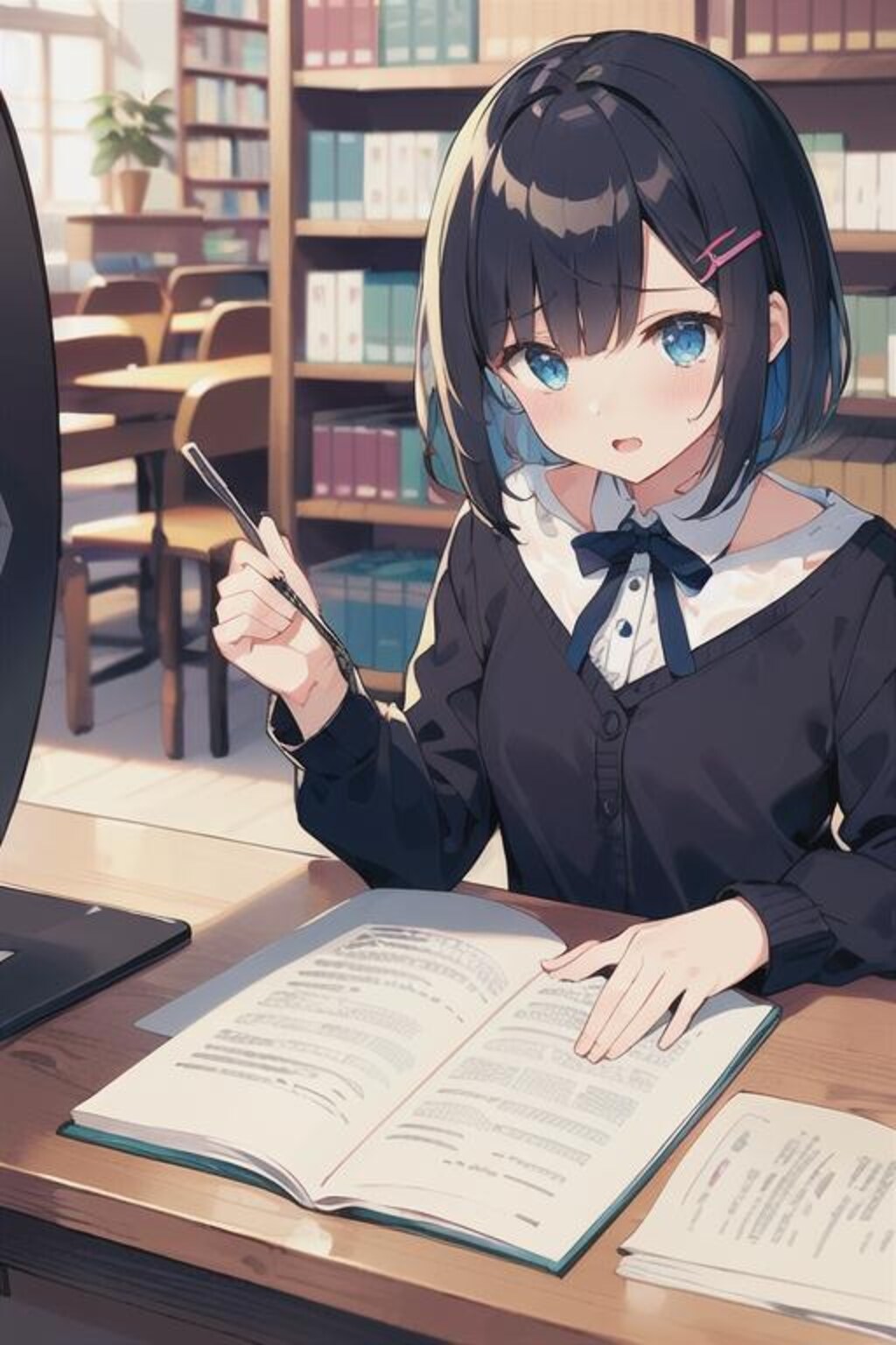 青い目の幼馴染〜図書館編1〜