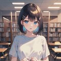 青い目の幼馴染〜図書館編1〜 11枚目