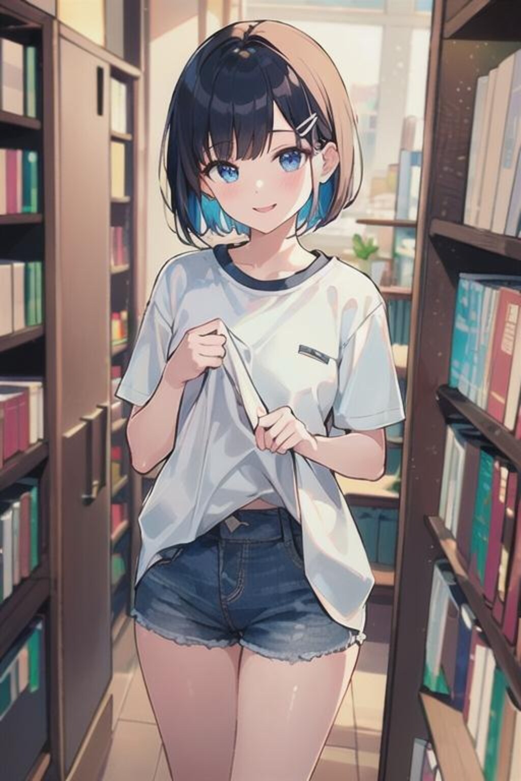 青い目の幼馴染〜図書館編1〜