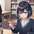 青い目の幼馴染〜図書館編1〜 7枚目