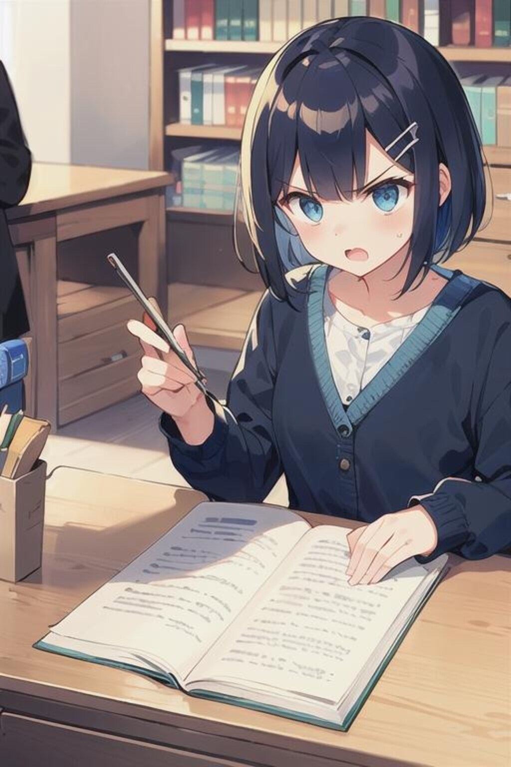 青い目の幼馴染〜図書館編1〜