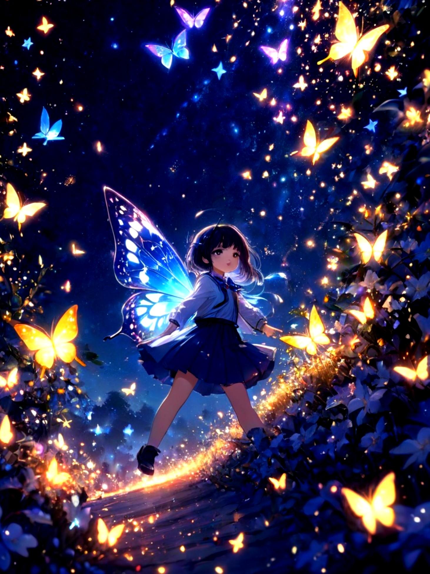 夜道 | の人気AIイラスト・グラビア