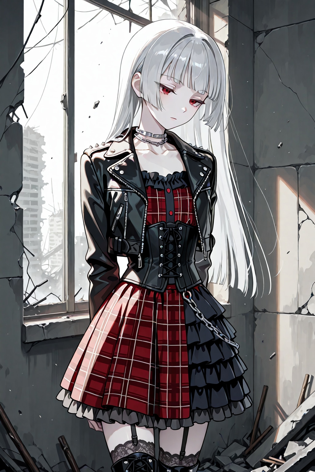 変身願望 ＃絶壁のパンク・ドール | の人気AIイラスト・グラビア