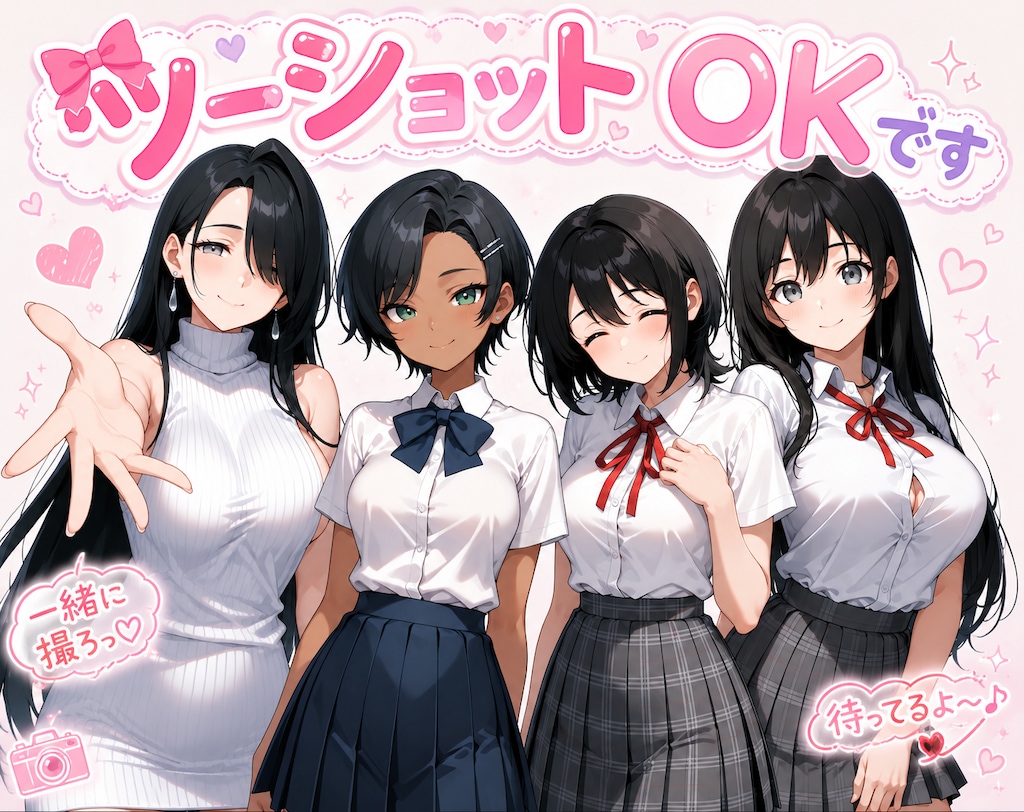 ツーショットOKです