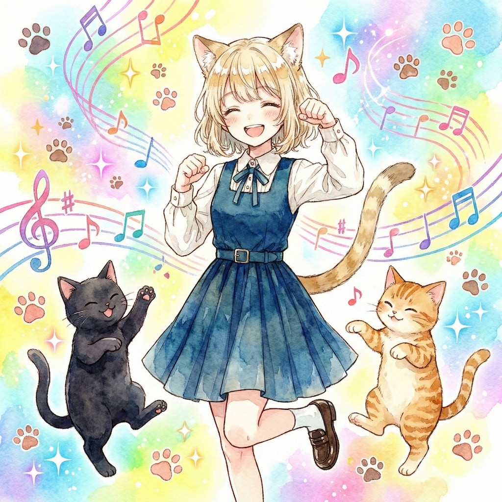 踊る猫