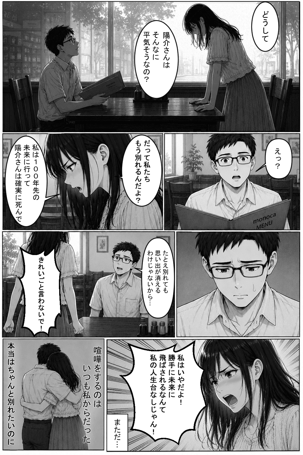 久遠の残り影【SF恋愛短編】（前編）