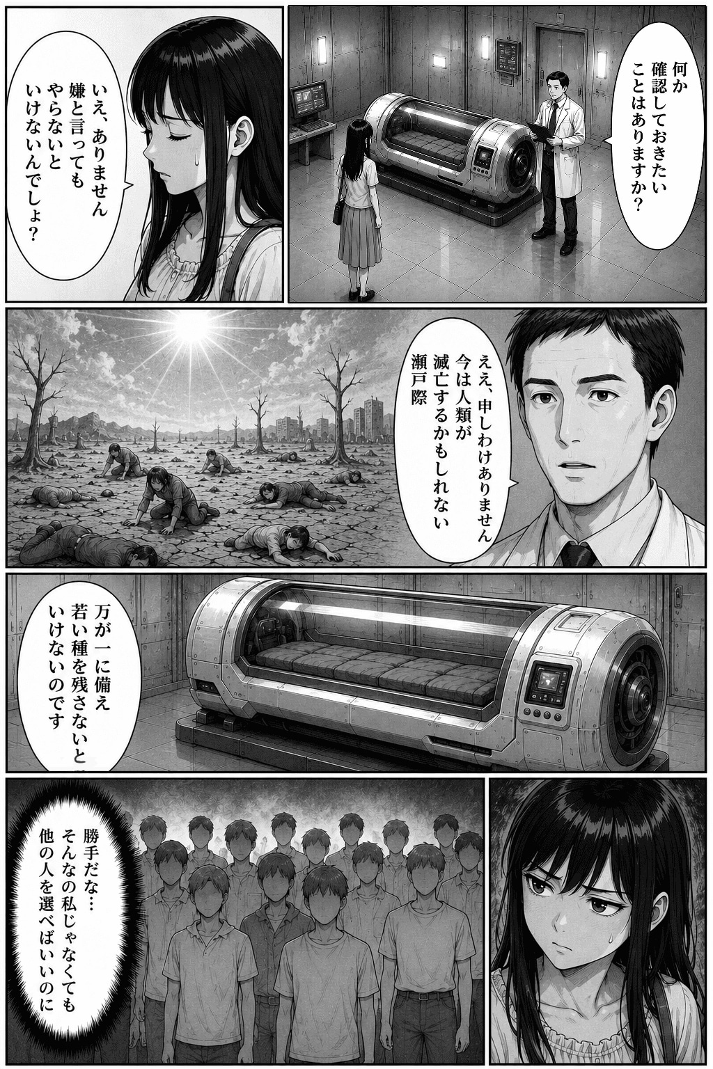 久遠の残り影【SF恋愛短編】（前編）