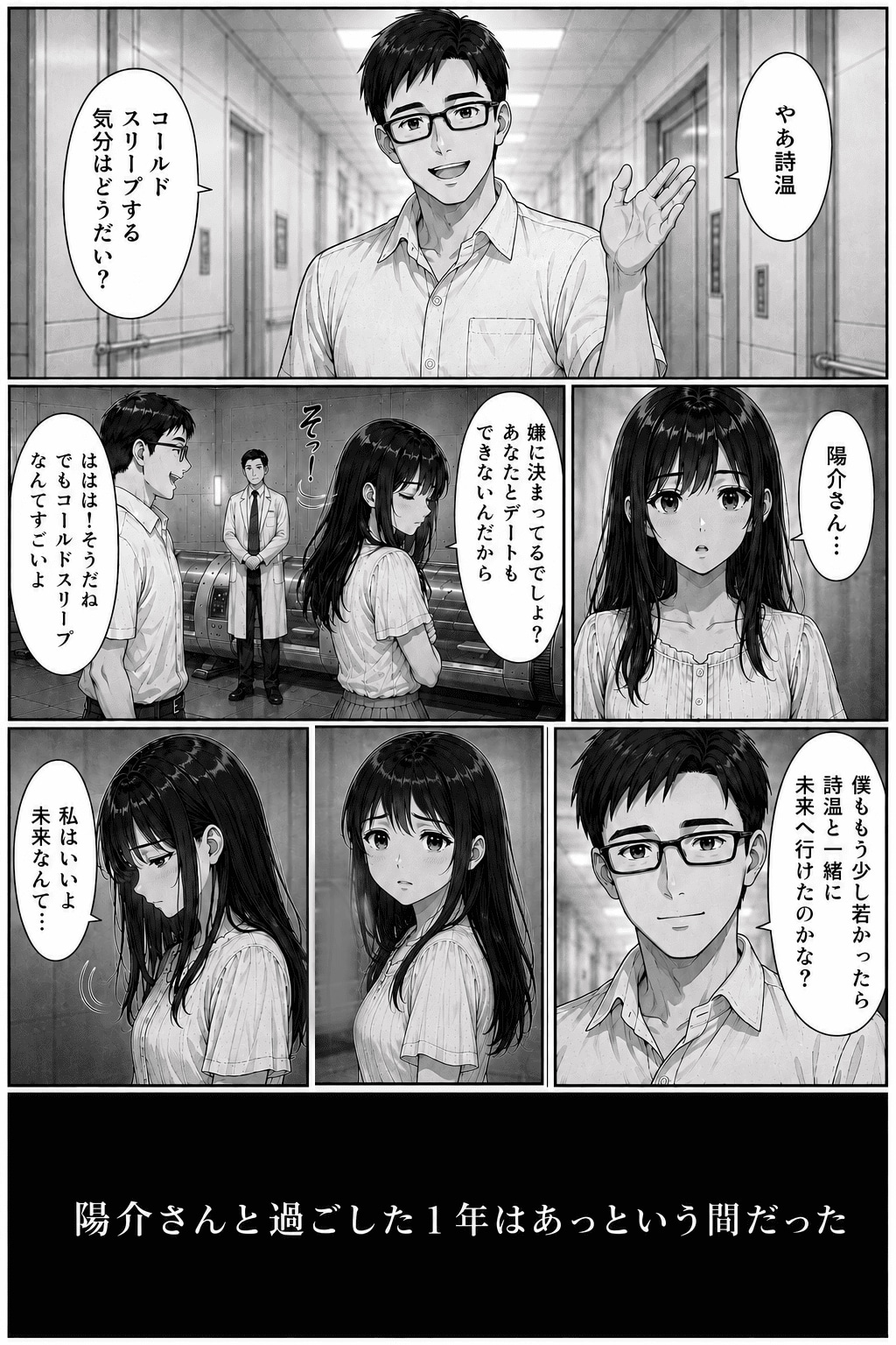 久遠の残り影【SF恋愛短編】（前編）