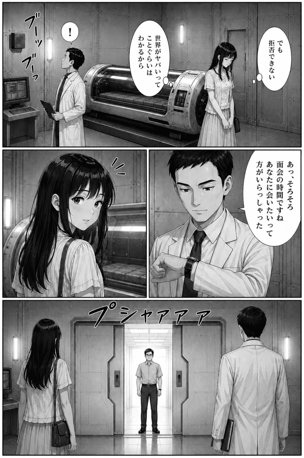 久遠の残り影【SF恋愛短編】（前編）