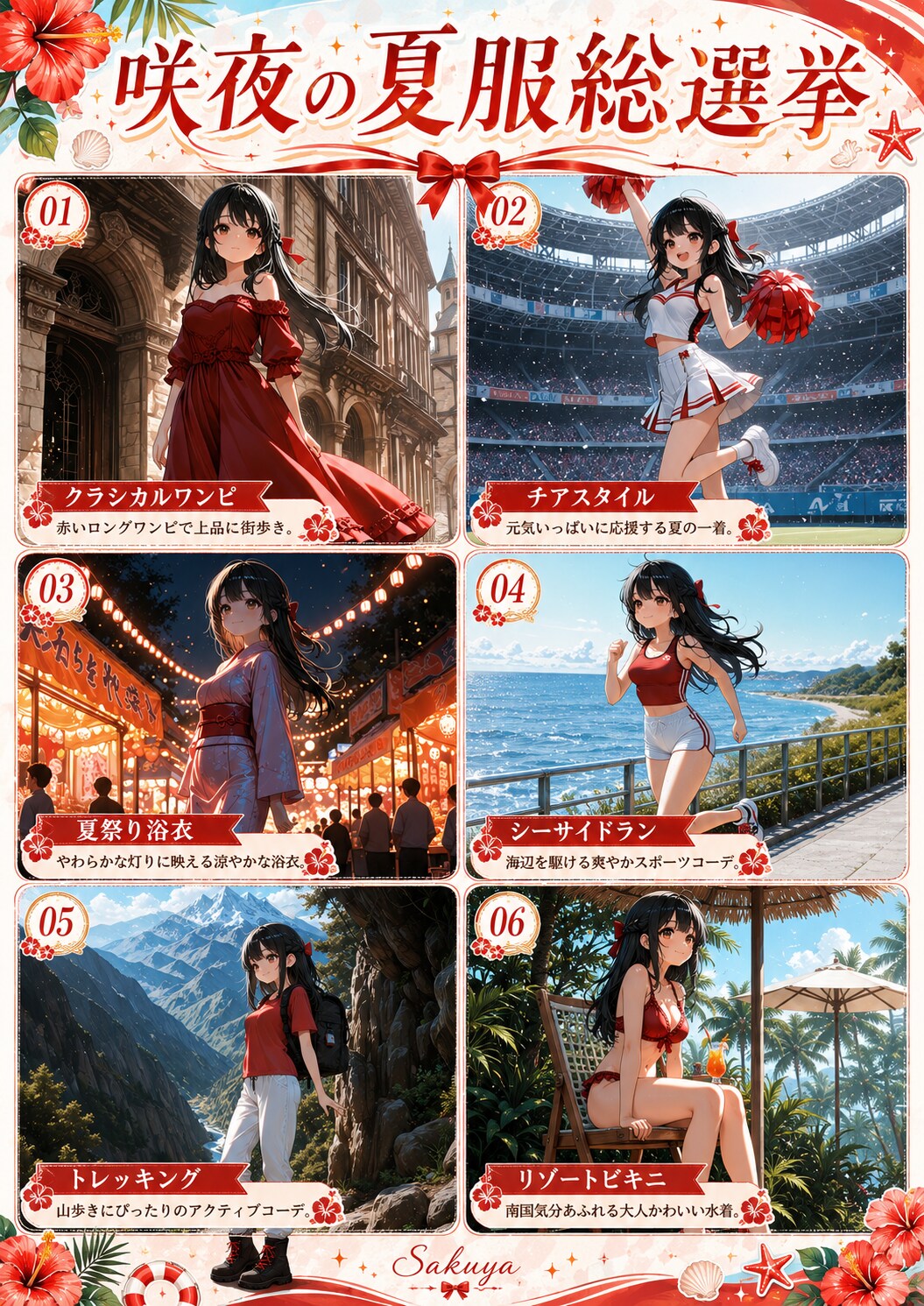 咲夜の夏服総選挙