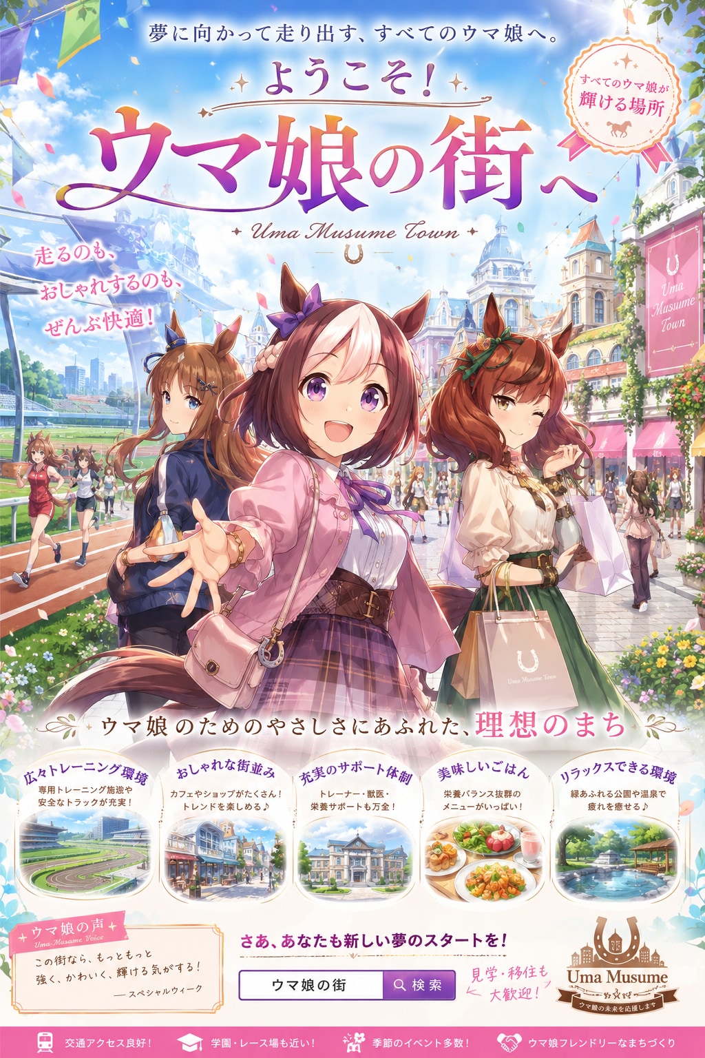 ウマ娘の街！ | の人気AIイラスト・グラビア