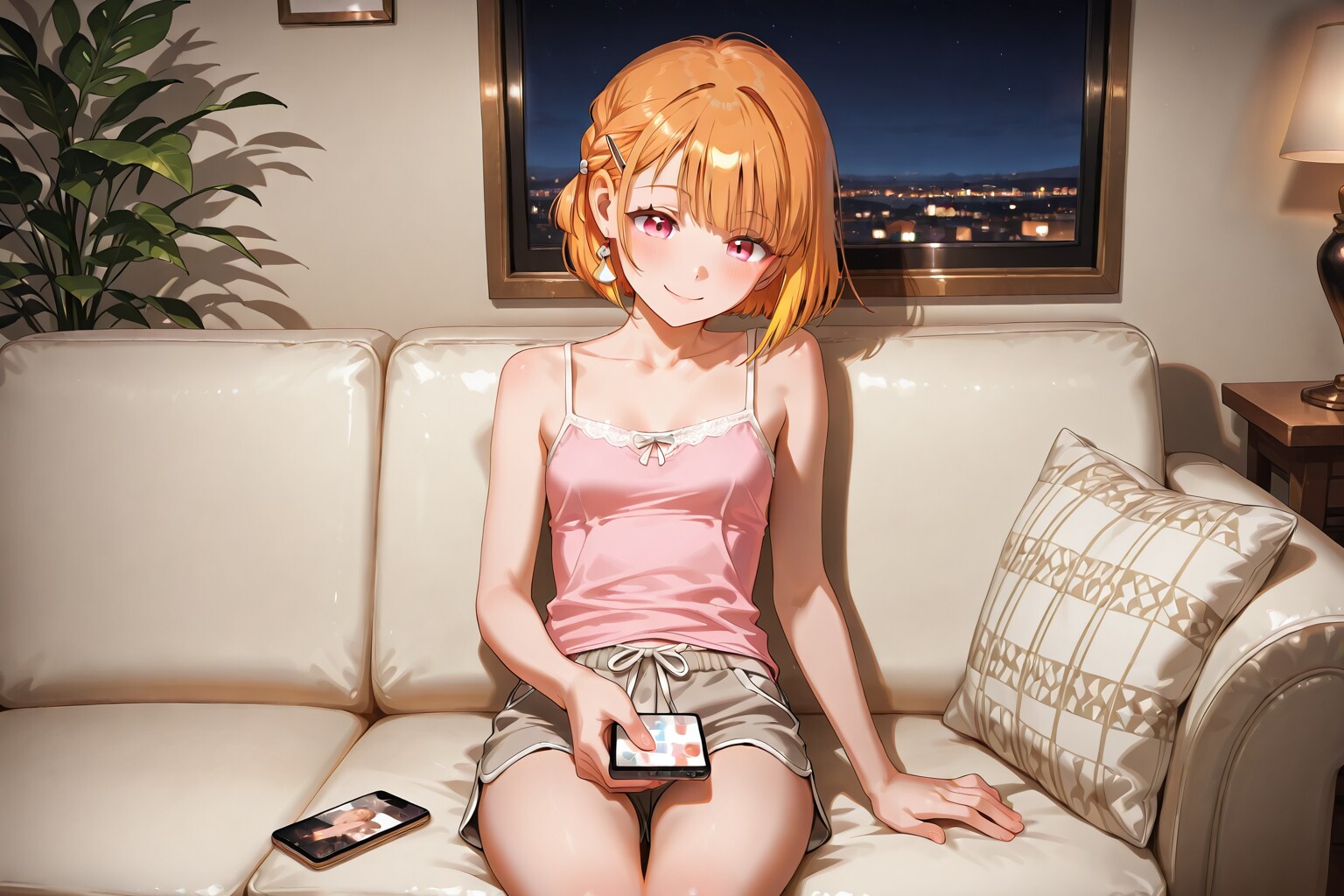 部屋着の千晶ちゃん | の人気AIイラスト・グラビア