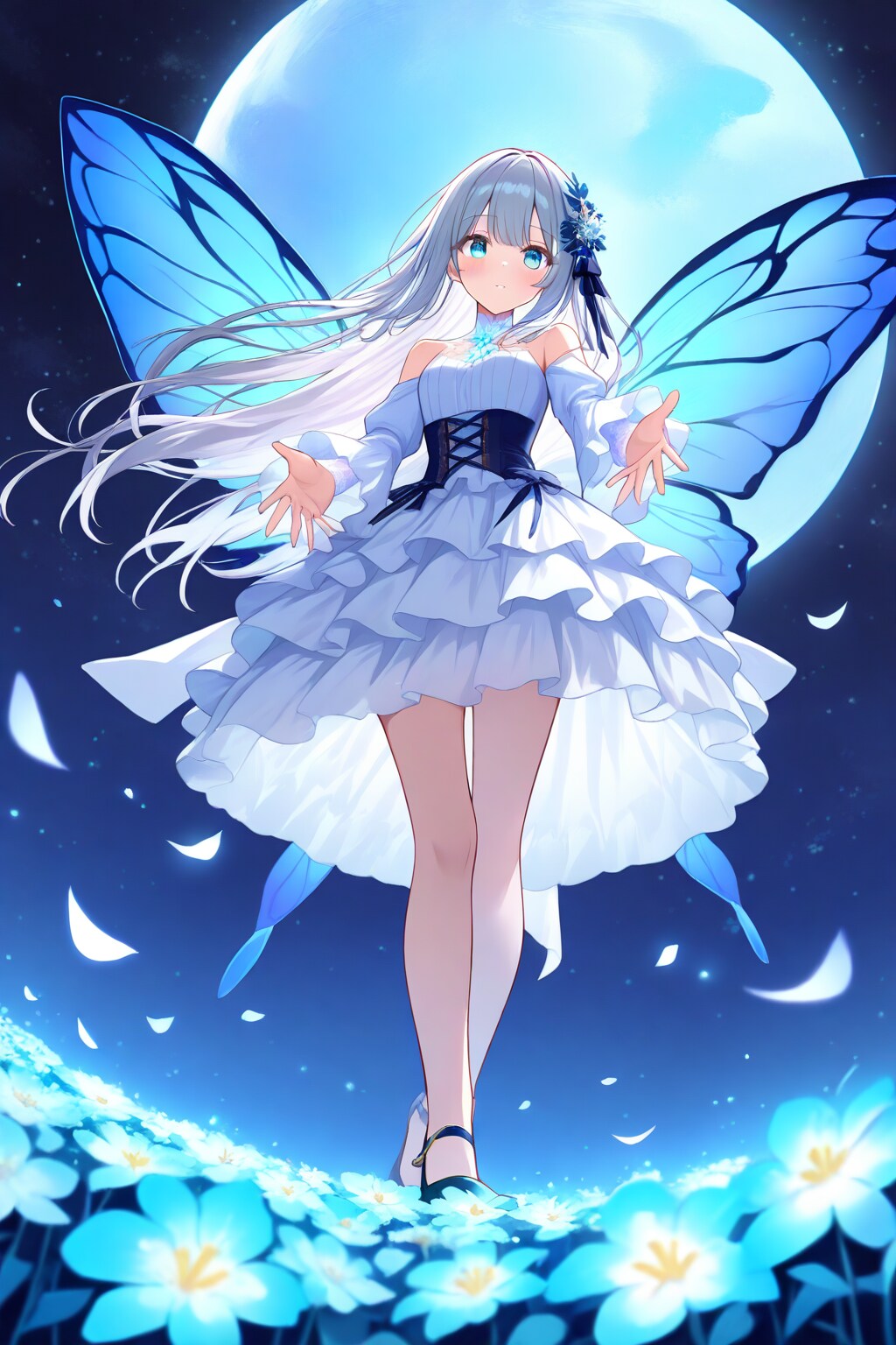 青羽の少女 | の人気AIイラスト・グラビア