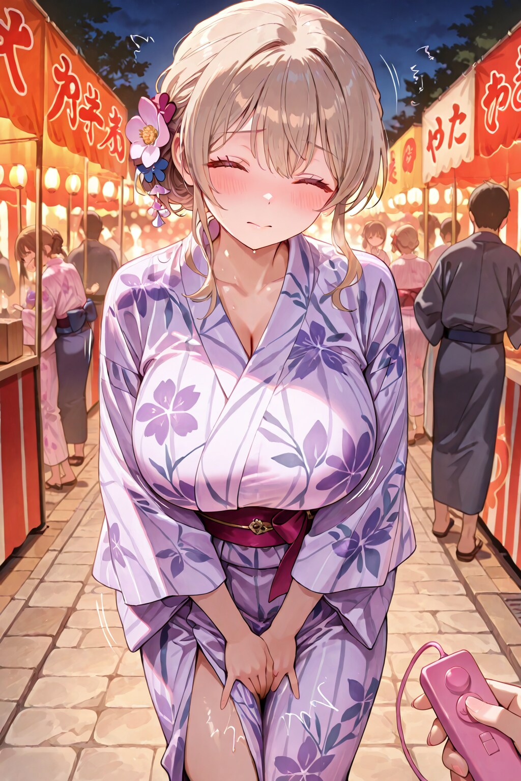 お祭りにて