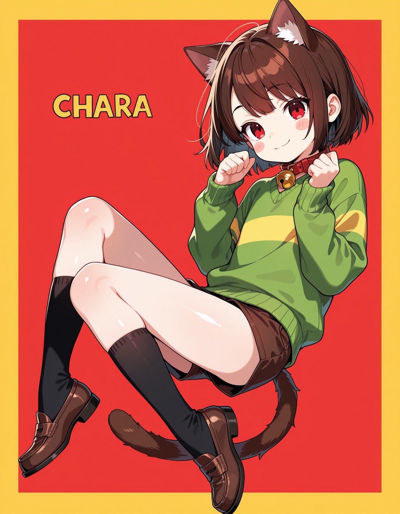猫になっちゃったキャラちゃん