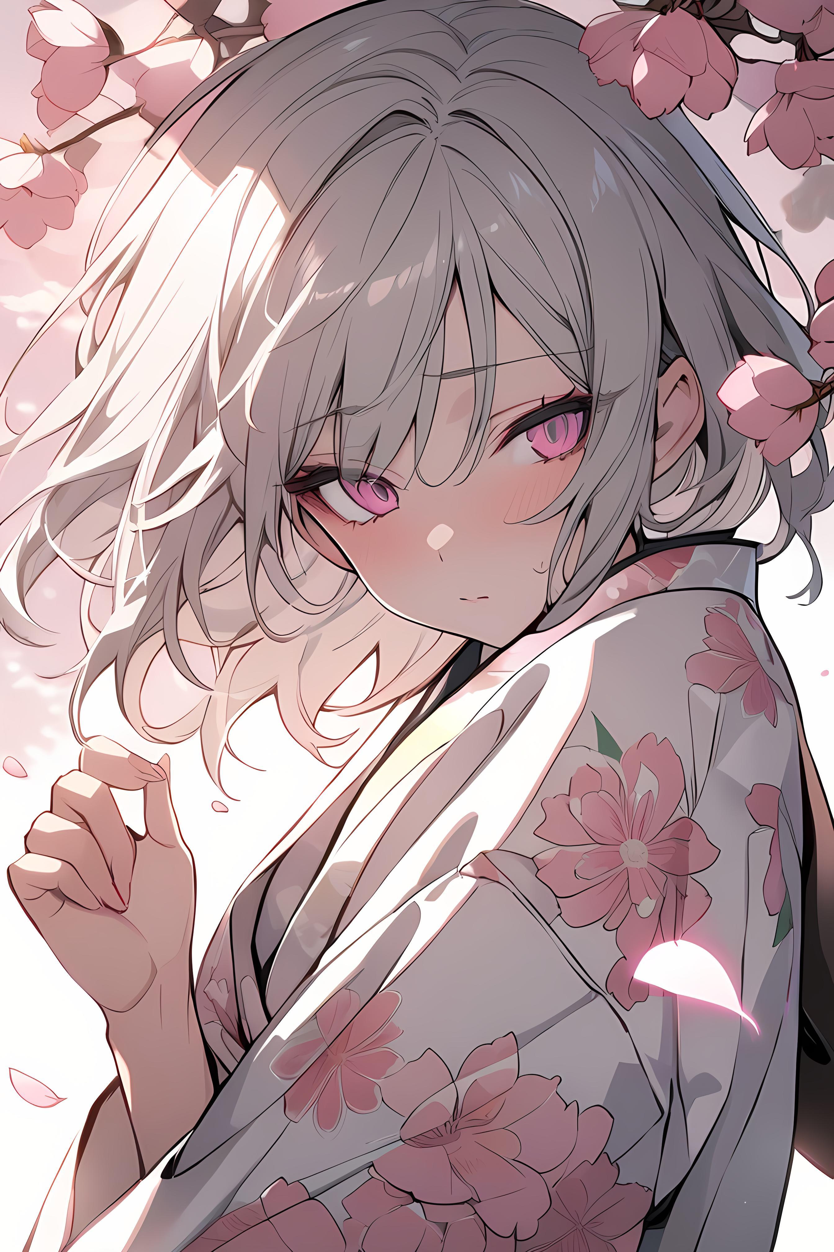 灰髪ちゃん