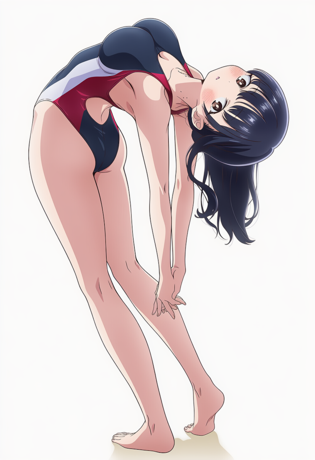 競泳水着　後ろ反り21