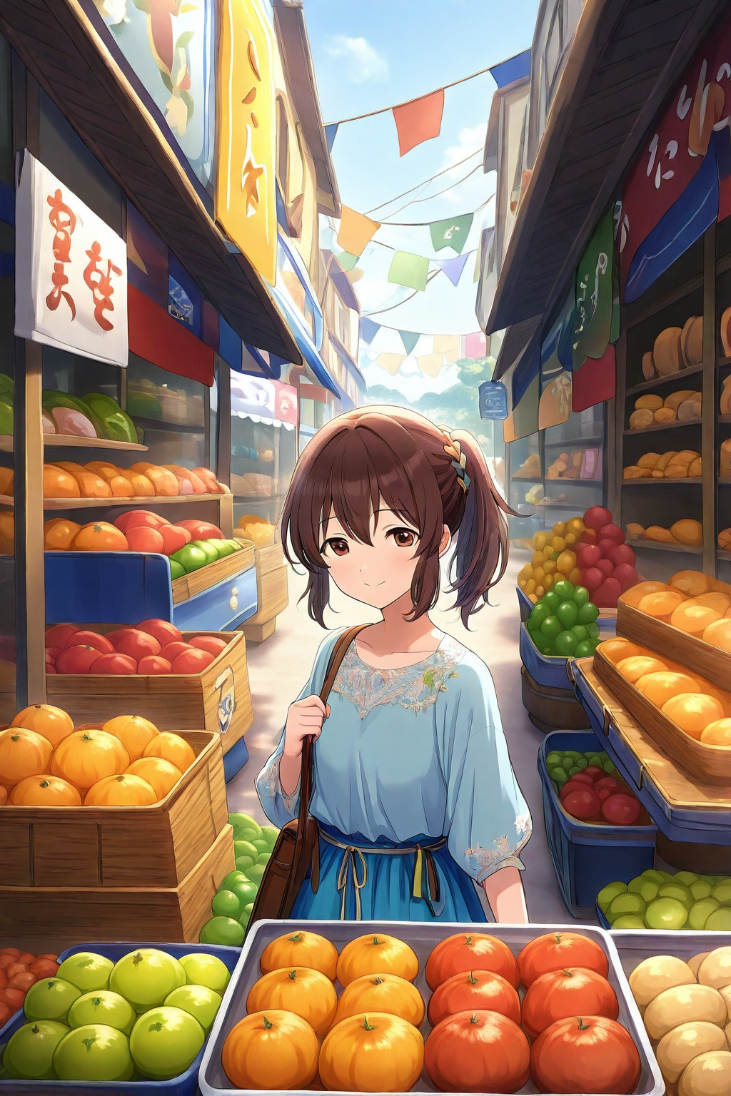 果物がいっぱい