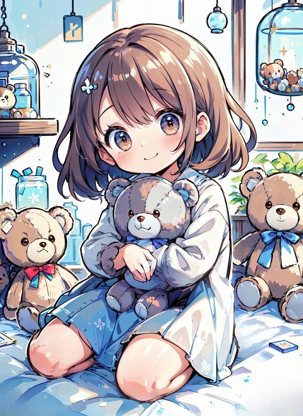 部屋いっぱいのテディベア