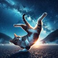 星空の下で踊る猫 6枚目