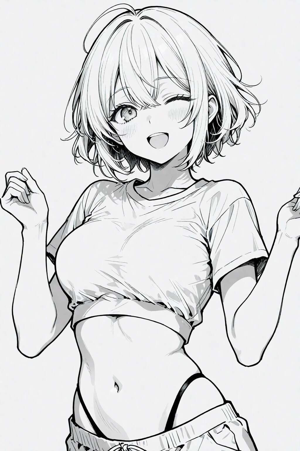モノクロのるなちゃん！