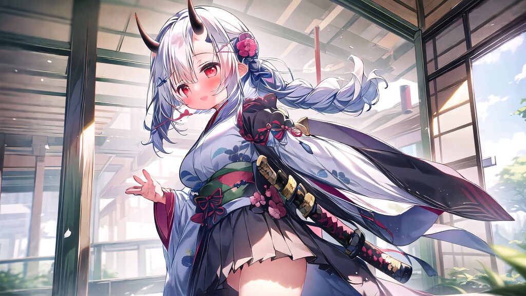 （12枚）剣の稽古さぼっちゃダメ！ 【7種LoRA使用】