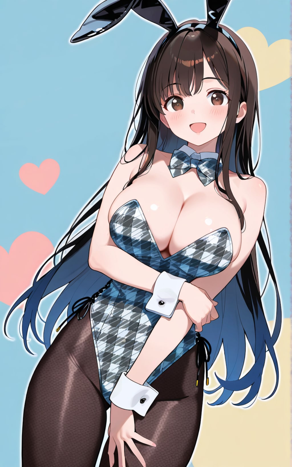 チェック柄の練習