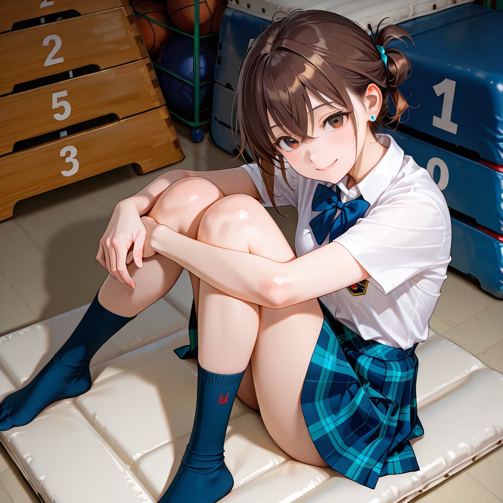 歩美 Summer School Uniform (7)