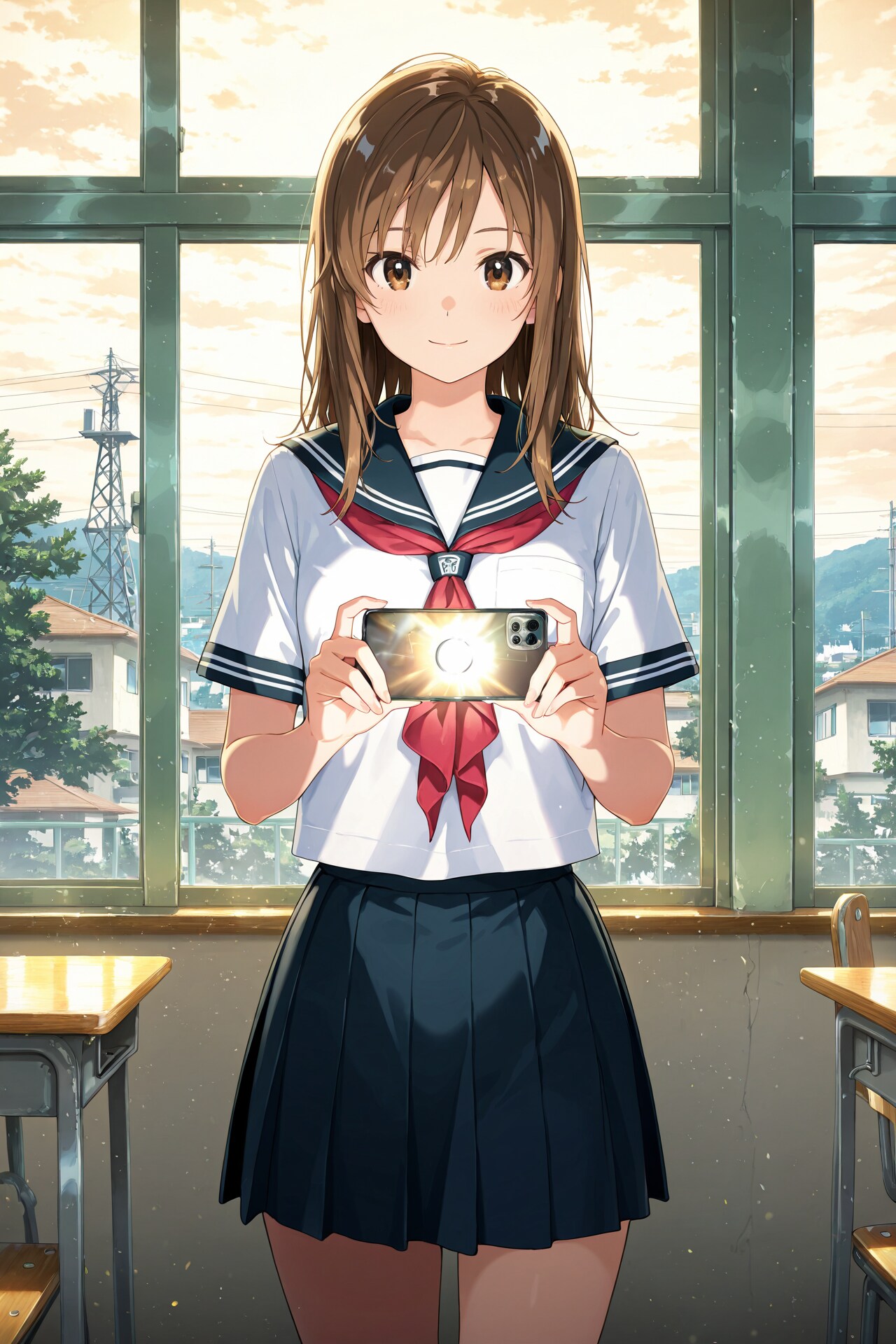 お互いに撮り合いっこ | の人気AIイラスト・グラビア