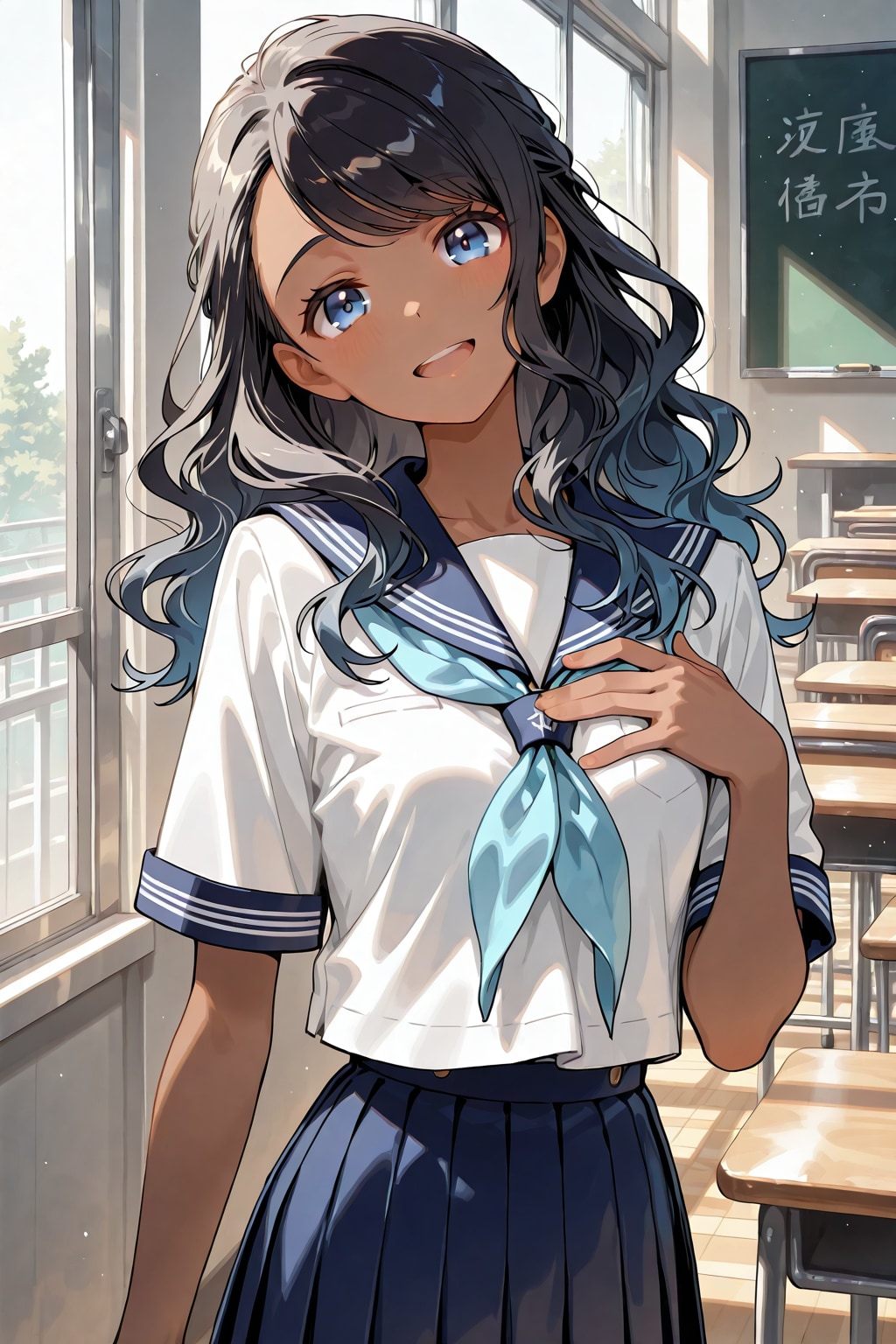 ハーレム学園６　マヒちゃん | の人気AIイラスト・グラビア