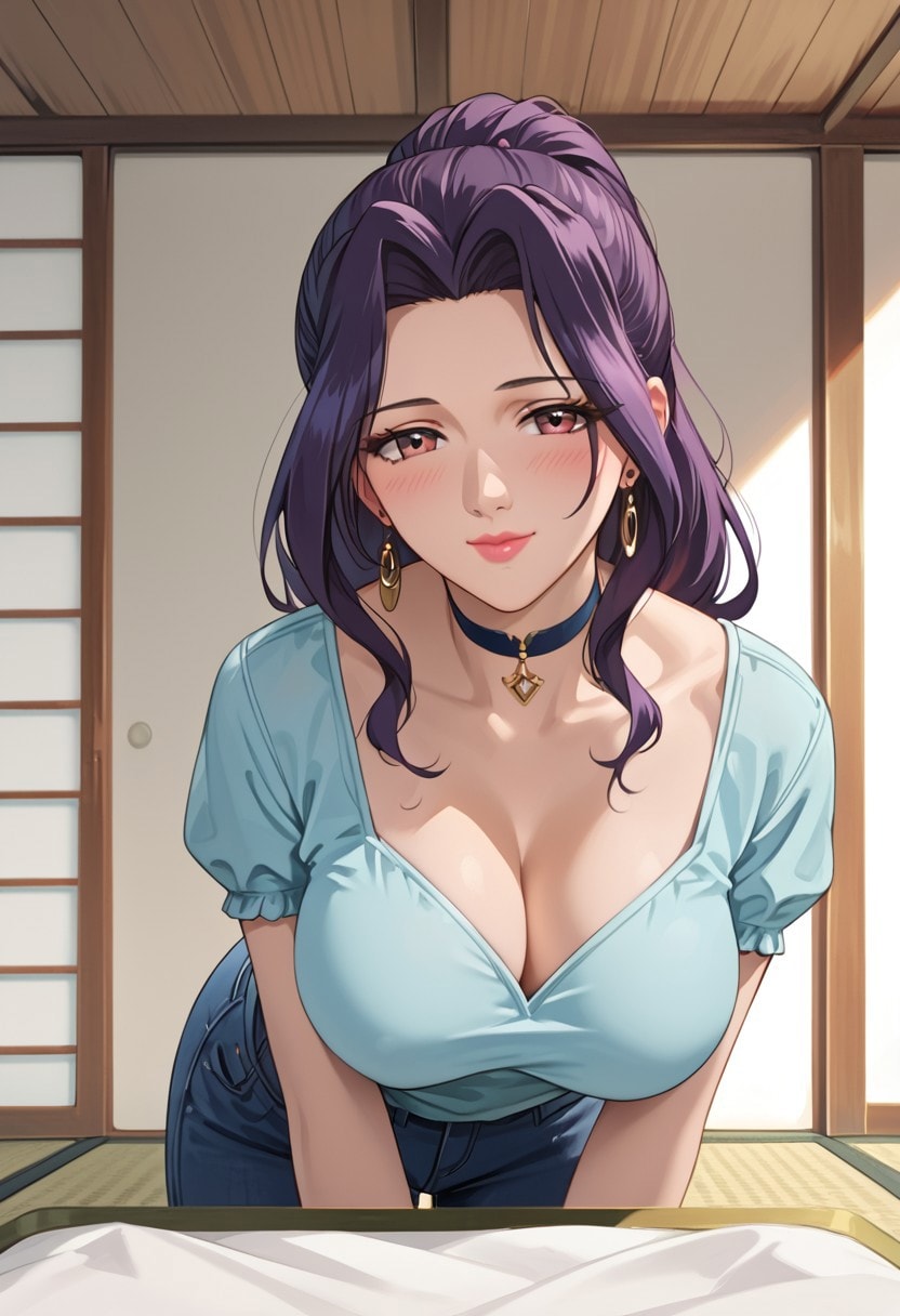 息子の巨乳嫁