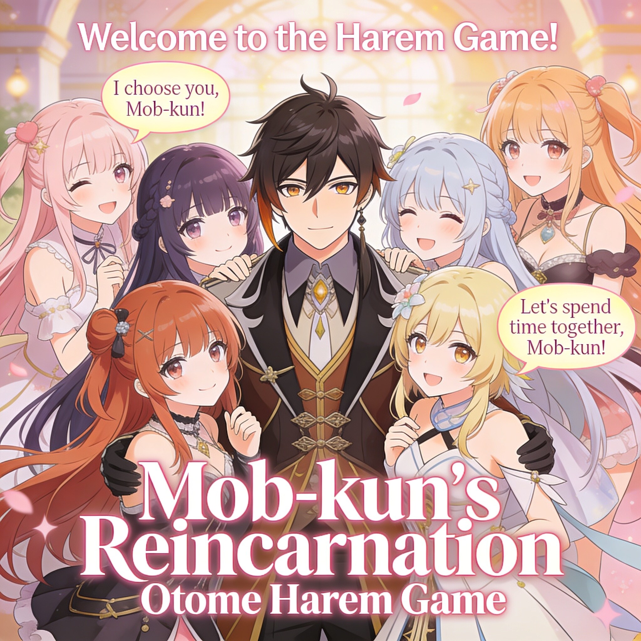 モブ男君の俺が乙女ハ―レムゲー厶世界に転生した件 | の人気AIイラスト・グラビア