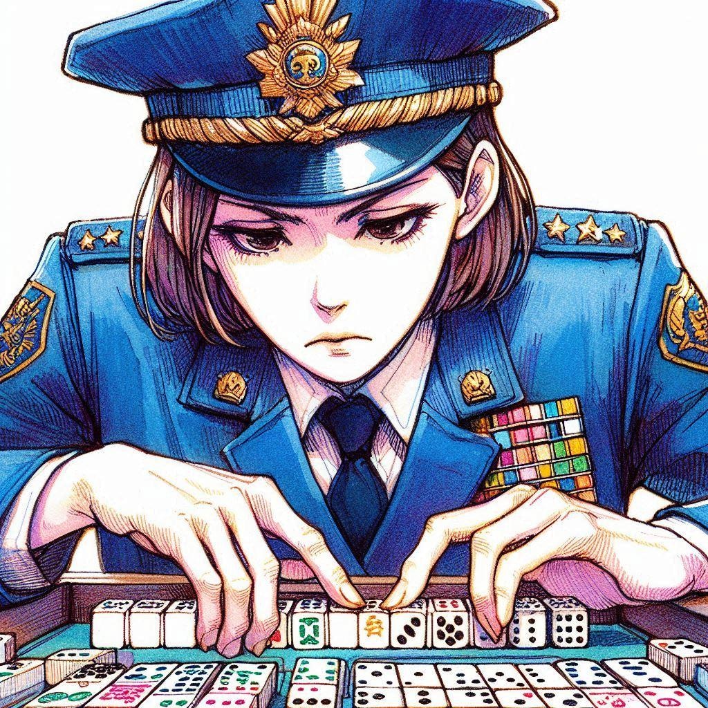 符計算する婦警さん