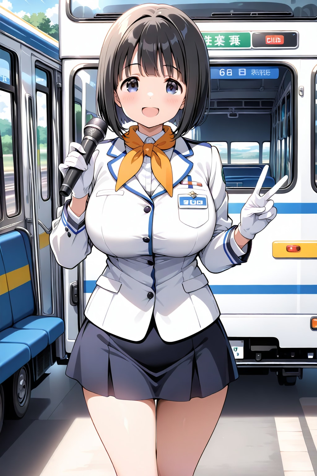 バスガイド？ | の人気AIイラスト・グラビア