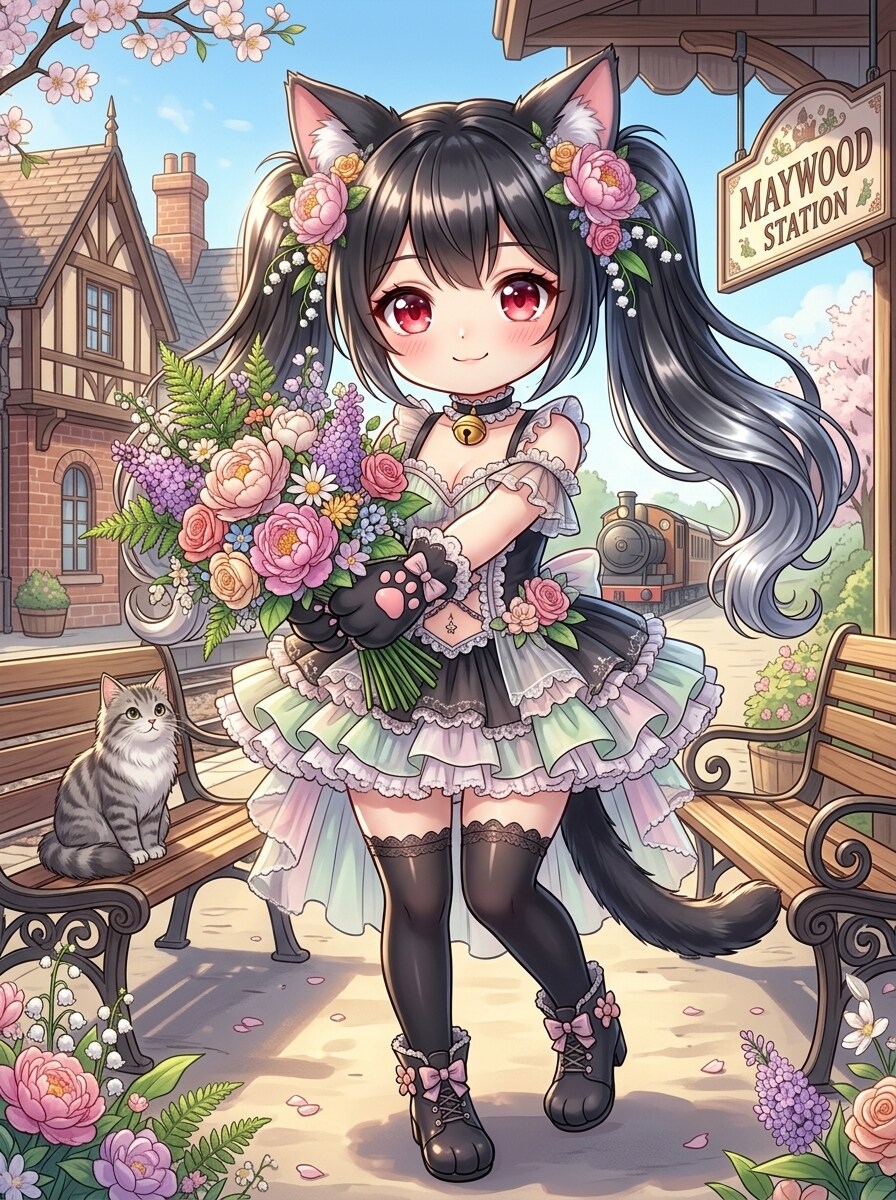 黒ツイにゃん
