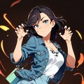アニメ塗りloraテスト 3枚目
