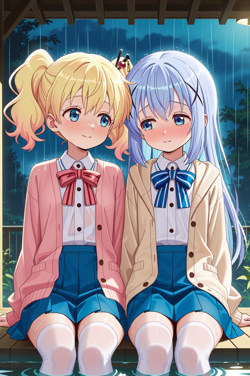 大雨　02 | の人気AIイラスト・グラビア