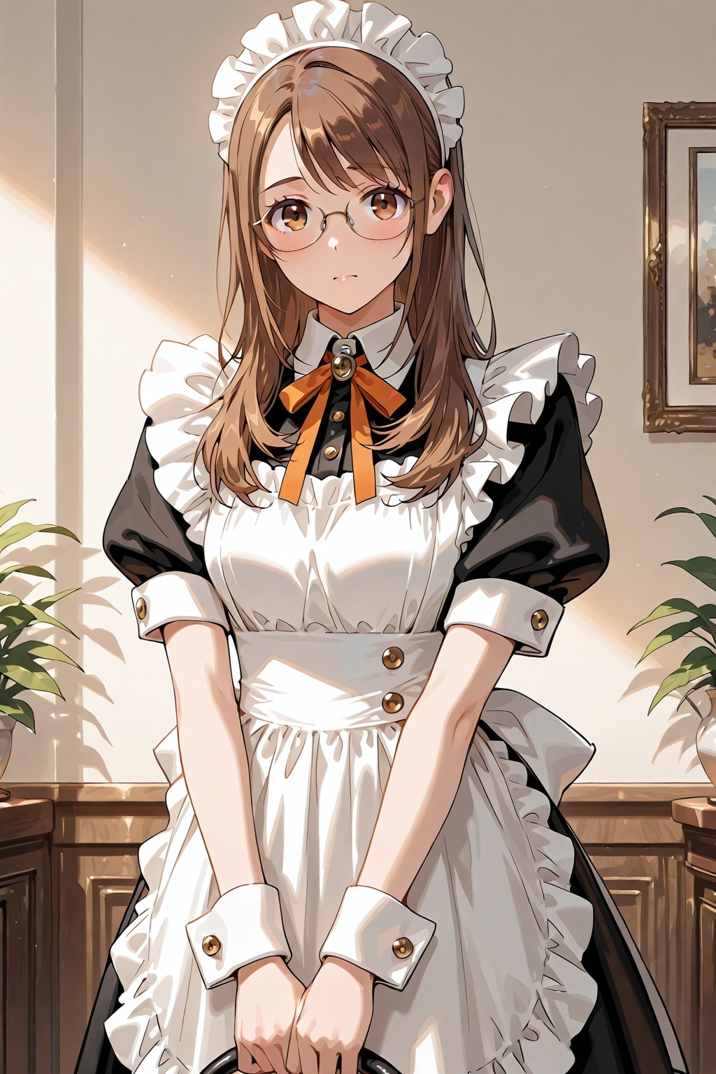 急拵えのメイドさん