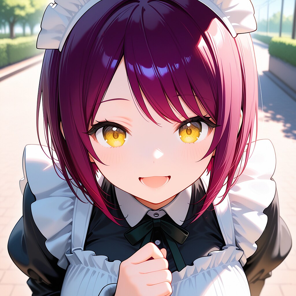 こんにちは（挨拶メイドの芽衣ちゃん）