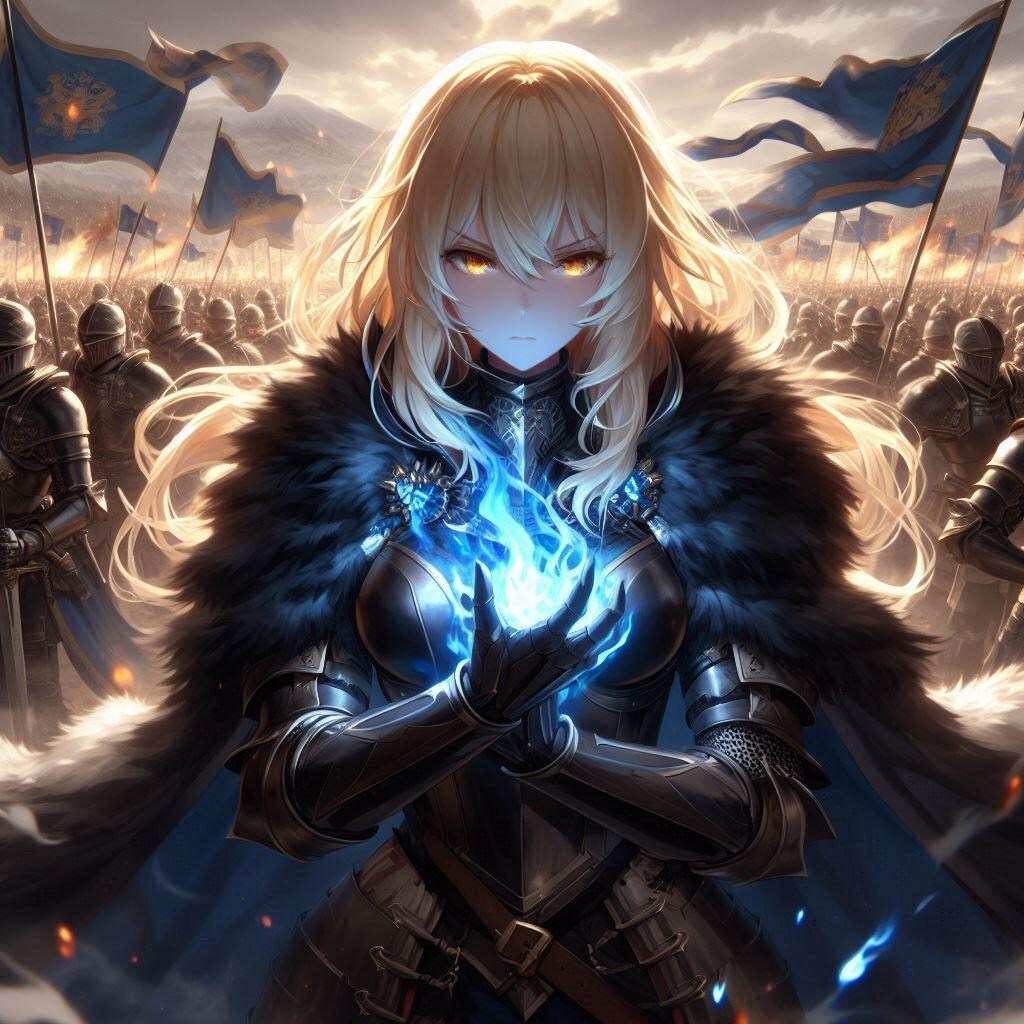 ブロンドの女騎士さん573